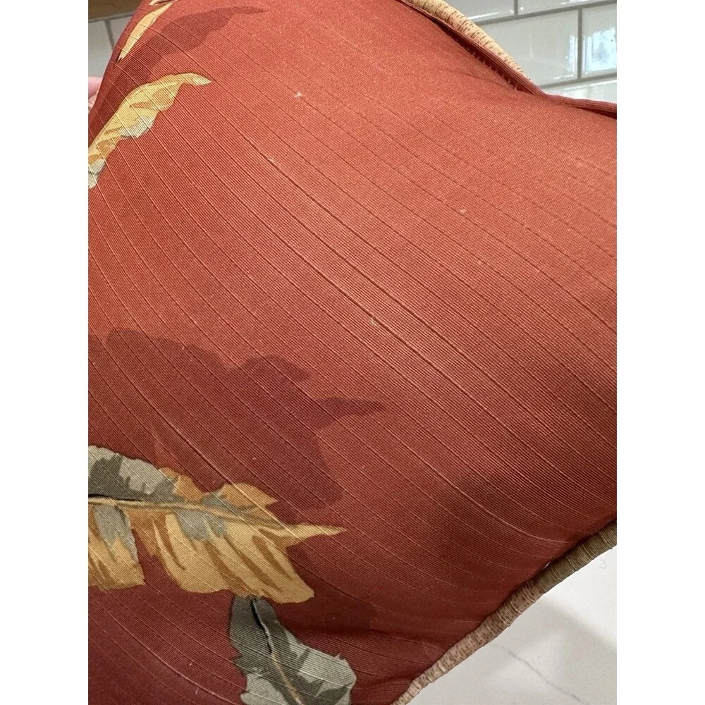 Tropical Botanical Palm Tree Accent Pillow Outdoor Indoor Home Decor